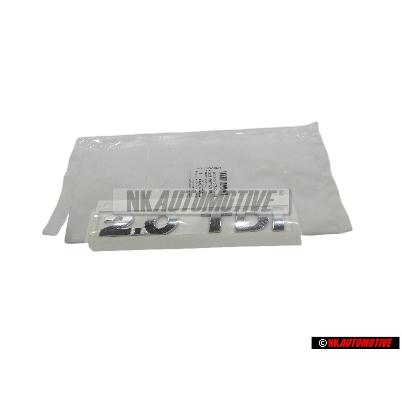 Γνήσιο VW 2.0 TDI Οπίσθιο Σήμα Έμβλημα Χρωμέ - 5K0853675Q 739