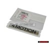 Γνήσιο VW 4MOTION Οπίσθιο Σήμα Έμβλημα Χρωμέ - 3C0853675D FXC