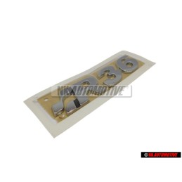 Γνήσιο VW R36 Οπίσθιο Σήμα Έμβλημα Χρωμέ - 3C0853675AE739