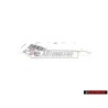 Γνήσιο VW PASSAT Οπίσθιο Σήμα Έμβλημα Χρωμέ - 3C0853687A 739
