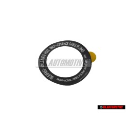 Γνήσιο VW Πινακίδα 'Αμόλυβδη / ' *Unleaded Fuel Only - 155010024P