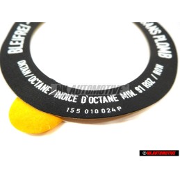 Γνήσιο VW Πινακίδα 'Αμόλυβδη / ' *Unleaded Fuel Only - 155010024P