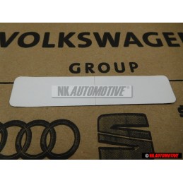 Γνήσιο VW Πινακίδα Bleifrei Unleaded Sans Plomb - 037010057R