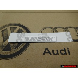 Γνήσιο VW Πινακίδα 'Unleaded' Fuel Only / Uniquement - 000010018C