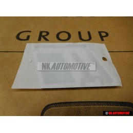 Γνήσιο Audi RS2 Οπίσθιο Σήμα Έμβλημα Χρωμέ Κόκκινο Μπλέ - 8A0853735A 2ZZ