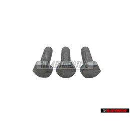 3x Γνήσιο VW Βίδα Με Εξαγωνική Κεφαλή - N 01024222