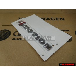 Γνήσιο VW 4MOTION Οπίσθιο Σήμα Έμβλημα Χρωμέ Κόκκινο - 3B0853675AEGQF