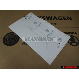 Γνήσιο VW 4MOTION Οπίσθιο Σήμα Έμβλημα Χρωμέ Κόκκινο - 3B0853675AEGQF