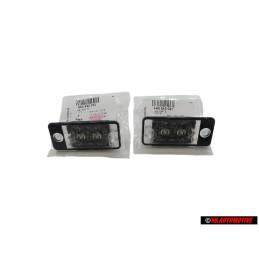 ΣΕΤ για VW Audi Φώτα Πινακίδας LED Αριστερά & Δεξιά