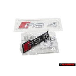 Γνήσιο Audi SET Σήμα Έμβλημα Εμπρόσθιο & Οπίθιο - RS4 B9 (8W)