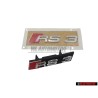 Γνήσιο Audi SET Σήμα Έμβλημα Εμπρόσθιο & Οπίθιο - RS3 (8V)