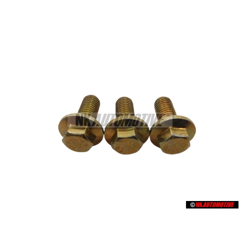3x Γνήσιο VW Εξάγωνη Βίδα Με Κολάρο - N 10113601