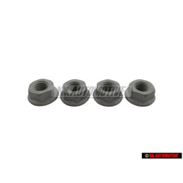 4x Γνήσιο VW Εξάγωνο Παξιμάδι Με Πατούρα - N 01508315