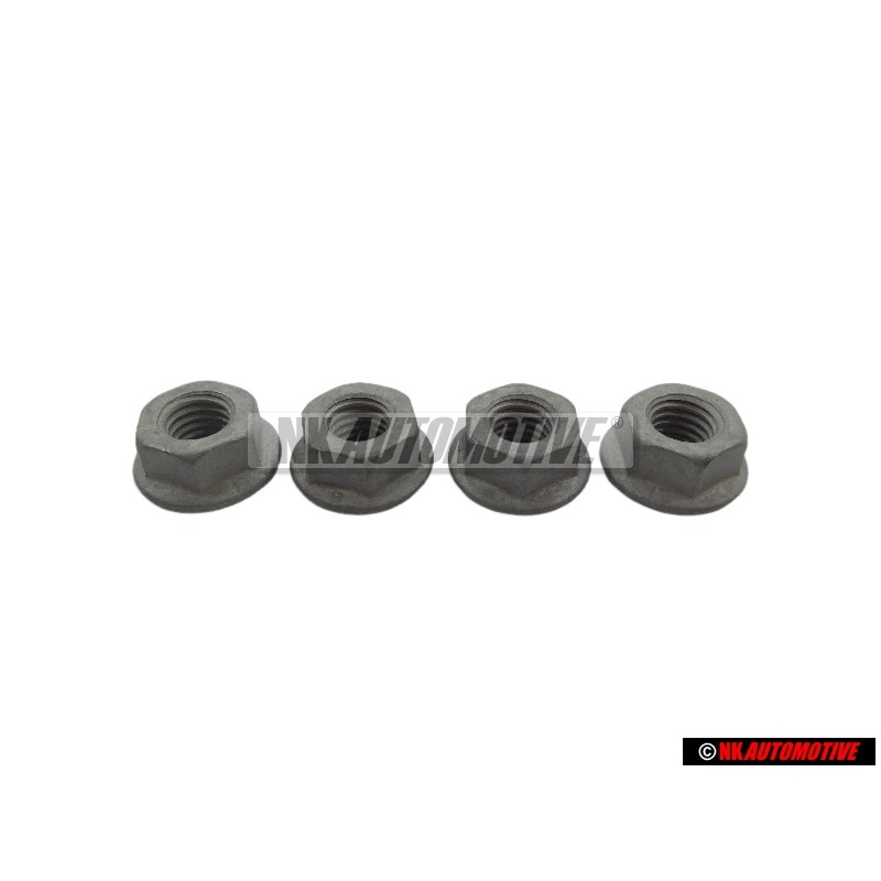 4x Γνήσιο VW Εξάγωνο Παξιμάδι Με Πατούρα - N 01508315