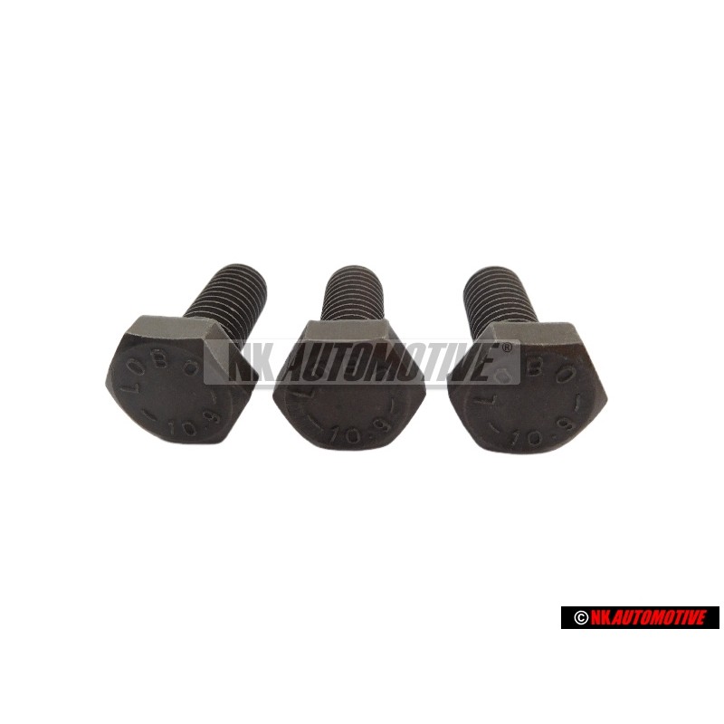 3x Γνήσιο VW Βίδα Με Εξαγωνική Κεφαλή - N 01025414