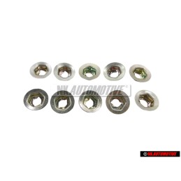 10x Γνήσιο VW Παξιμάδι Κοπής - N 0386011