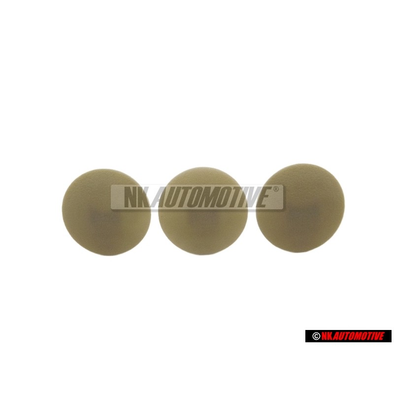 3x Γνήσιο VW Κλιπ Γκρι - 321867838 8AX