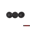 3x Γνήσιο VW Κλιπ Σατινέ Μαύρο - 321867838 01C