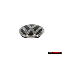 Γνήσιο VW Εμπρόσθιο Σήμα Έμβλημα Μάσκας Χρωμέ - 6C0853600 FOD