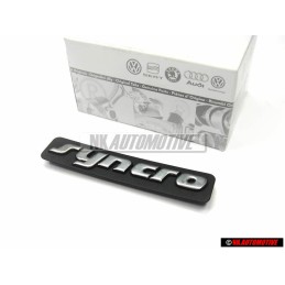 Γνήσιο VW SYNCRO Πλαϊνό Σήμα Έμβλημα Χρωμέ - 1H6853714B GX2
