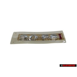 Γνήσιο VW 2.0 FSI Οπίσθιο Σήμα Έμβλημα Χρωμέ Κόκκινο - 1Q0853675A GQF