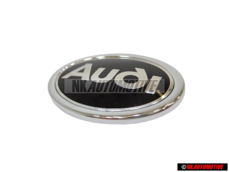 Γνήσιο Audi Πλαϊνό Σήμα Έμβλημα Μάυρο Χρωμέ - 8D0853621B 2ZZ