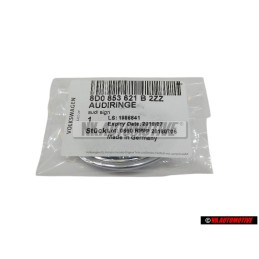 Γνήσιο Audi Πλαϊνό Σήμα Έμβλημα Μάυρο Χρωμέ - 8D0853621B 2ZZ