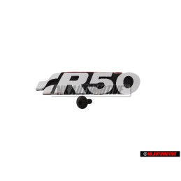 Γνήσιο VW R50 Εμπρόσθιο Σήμα Έμβλημα Μάσκας Χρωμέ - 7L9853679