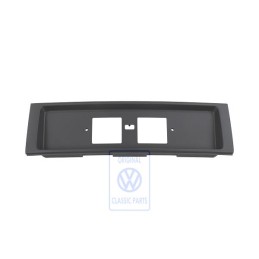 Γνήσιο VW Διάφραγμα Αριθμού Κυκλοφορίας Σατινέ Μαύρο - 1H5853481B 01C
