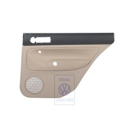 Γνήσιο VW Επένδυση Πόρτας (Δέρμα) Μαύρο/Ανοιχτό Μπεζ - 1J9867212ALHWV