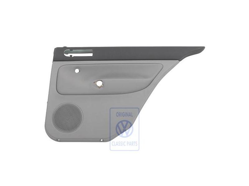 Γνήσιο VW Επένδυση Πόρτας (Ύφασμα) Μαύρο/Flanell Γκρι - 1J5867212ADJGH