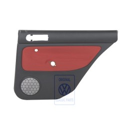 Γνήσιο VW Επένδυση Πόρτας (Ύφασμα) Μαύρο/Tropic Πορτοκαλί - 1J9867212Q KNP