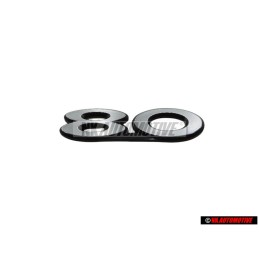 Γνήσιο Audi 80 Οπίσθιο Σήμα Έμβλημα Ασημί - 811853749