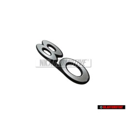 Γνήσιο Audi 80 Οπίσθιο Σήμα Έμβλημα Ασημί - 811853749