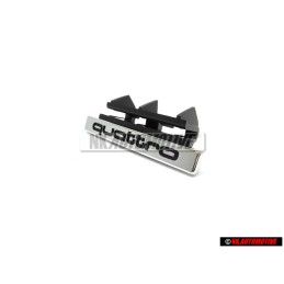 Γνήσιο Audi QUATTRO Εμπρόσθιο Σήμα Έμβλημα Μάσκας Χρωμέ - 8K0853736B 2ZZ