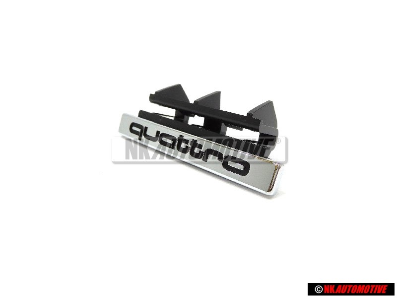 Γνήσιο Audi QUATTRO Εμπρόσθιο Σήμα Έμβλημα Μάσκας Χρωμέ - 8K0853736B 2ZZ