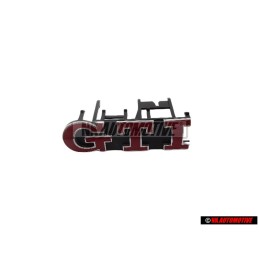 Γνήσιο VW GTI Εμπρόσθιο Σήμα Έμβλημα Μάσκας Κόκκινο - 1J6853679H JGS