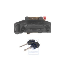 Γνήσιο VW Κλειδαριά Καπό Σατινέ Μαύρο - 701829239G 01C