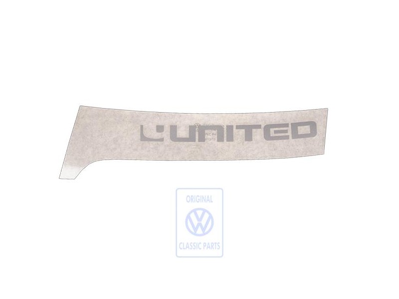 Γνήσιο VW Επιγραφή Μεμβράνης Ασημί - 7H5854431C 1W4