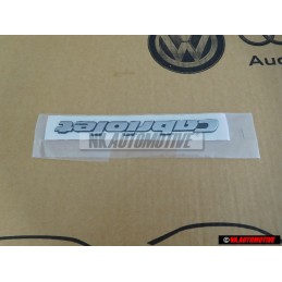 Γνήσιο VW CABRIOLET Οπίσθιο Σήμα Έμβλημα Χρωμέ - 1E0853687C Z10