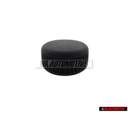 Γνήσιο VW Κουμπί Σατινέ Μαύρο - 357857520 01C
