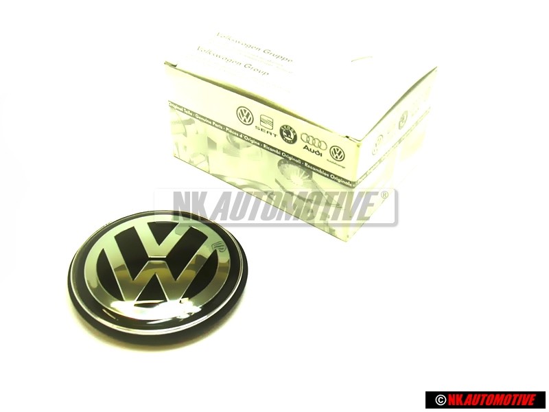 Γνήσιο VW Σήμα Μαύρο/Gunbowder - 1H6853630D DLW