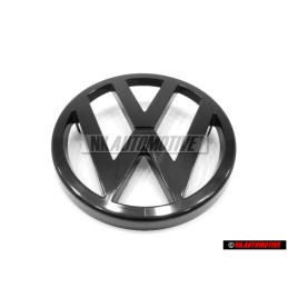 Γνήσιο VW Εμπρόσθιο Σήμα Έμβλημα Μάσκας Μάυρο - 171853601