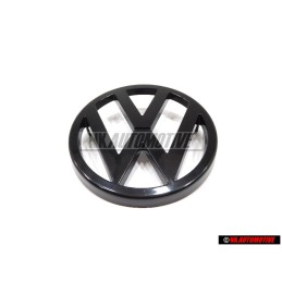 Γνήσιο VW Εμπρόσθιο Σήμα Έμβλημα Μάσκας Μάυρο - 171853601