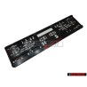 Γνήσιο AUDI Audi Sport License Plate Holder - 3291900100