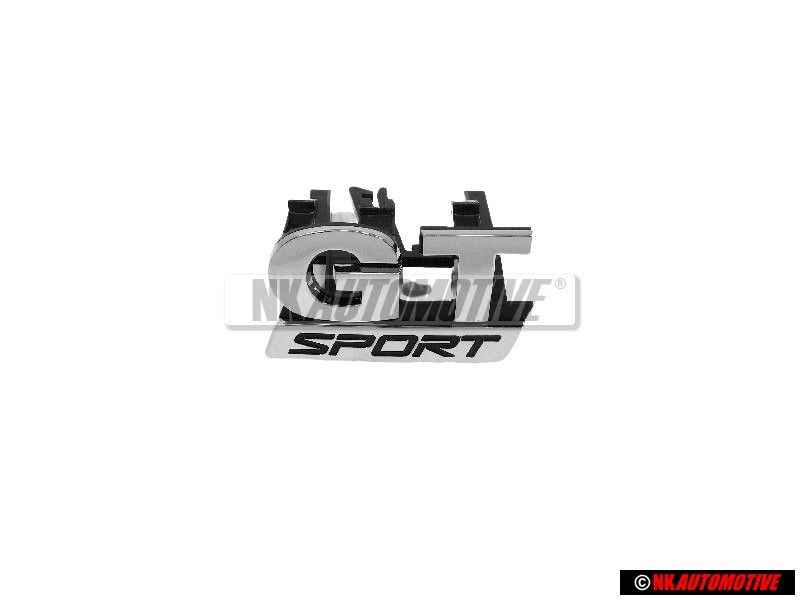 Γνήσιο VW GT SPORT Εμπρόσθιο Σήμα Έμβλημα Μάσκας Χρωμέ - 1K6853679B FXC