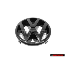 Γνήσιο VW Εμπρόσθιο Σήμα Έμβλημα Μάσκας Μάυρο - 323853601