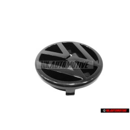 Γνήσιο VW Εμπρόσθιο Σήμα Έμβλημα Μάσκας Μάυρο - 323853601
