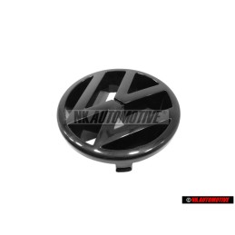 Γνήσιο VW Εμπρόσθιο Σήμα Έμβλημα Μάσκας Μάυρο - 323853601
