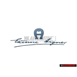 VW CLASSIC PARTS Σήμα Μεμβράνης Μπλε Μεταλλικό - 155853687G F26